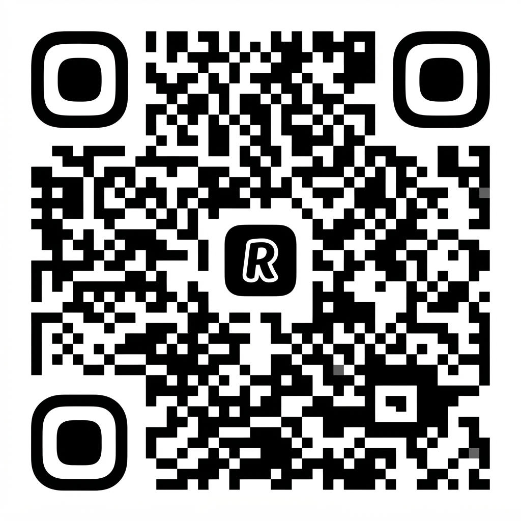 QR code to log in with the Revolut app